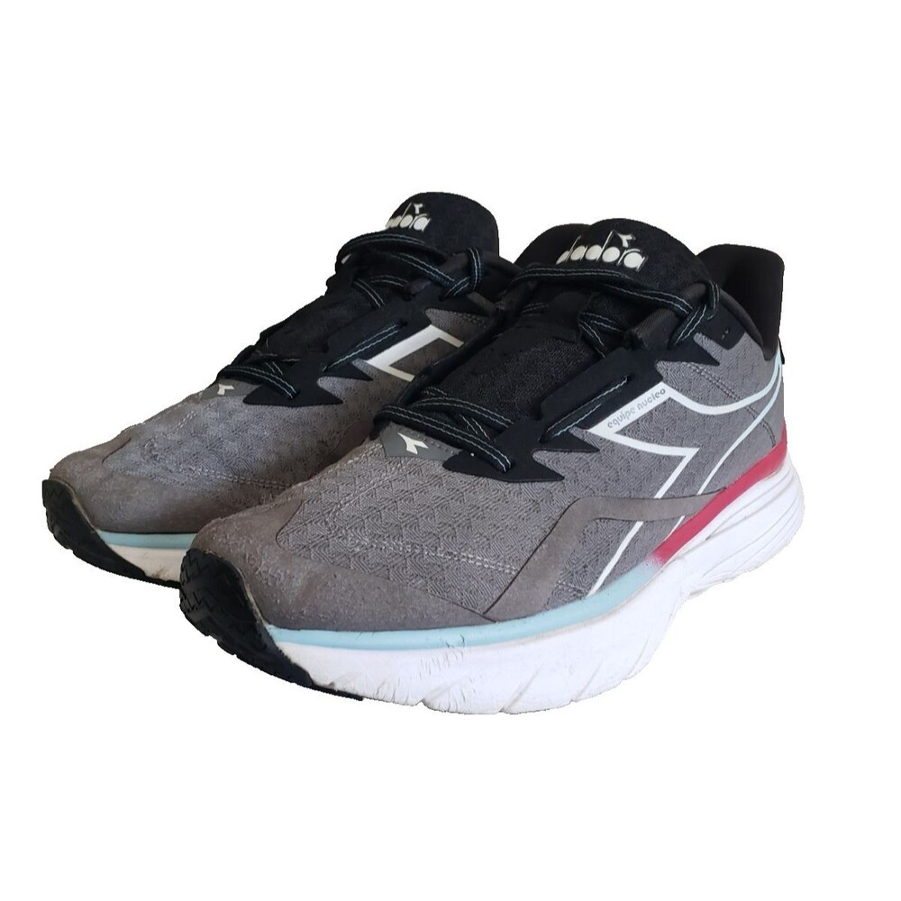 Diadora Shoes Men's 9.5 Wide Equipe Nucleo Silver Gray Sneakers Running Trainers